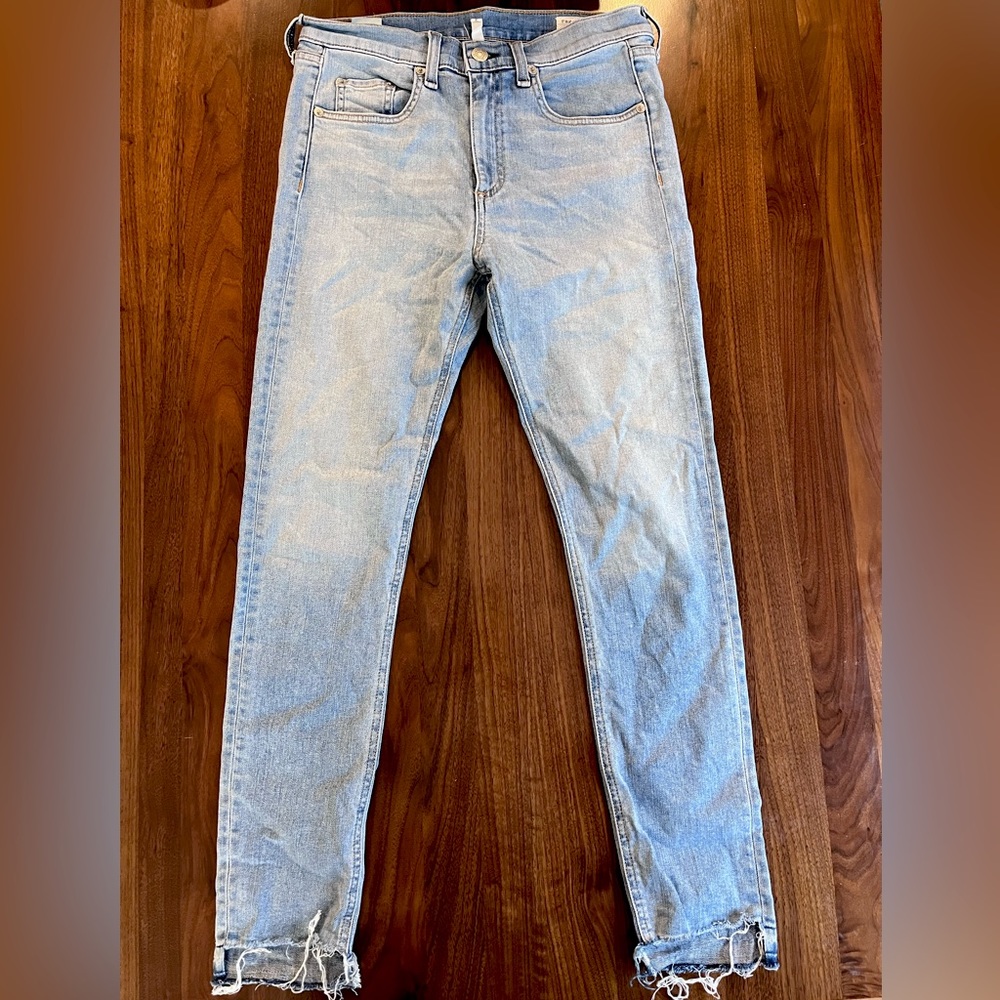 Rag & Bone High Rise Cropped Jeans